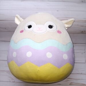 Squishmallow Leah The Llama Easter Egg Cuddly Pastel Plush Toy